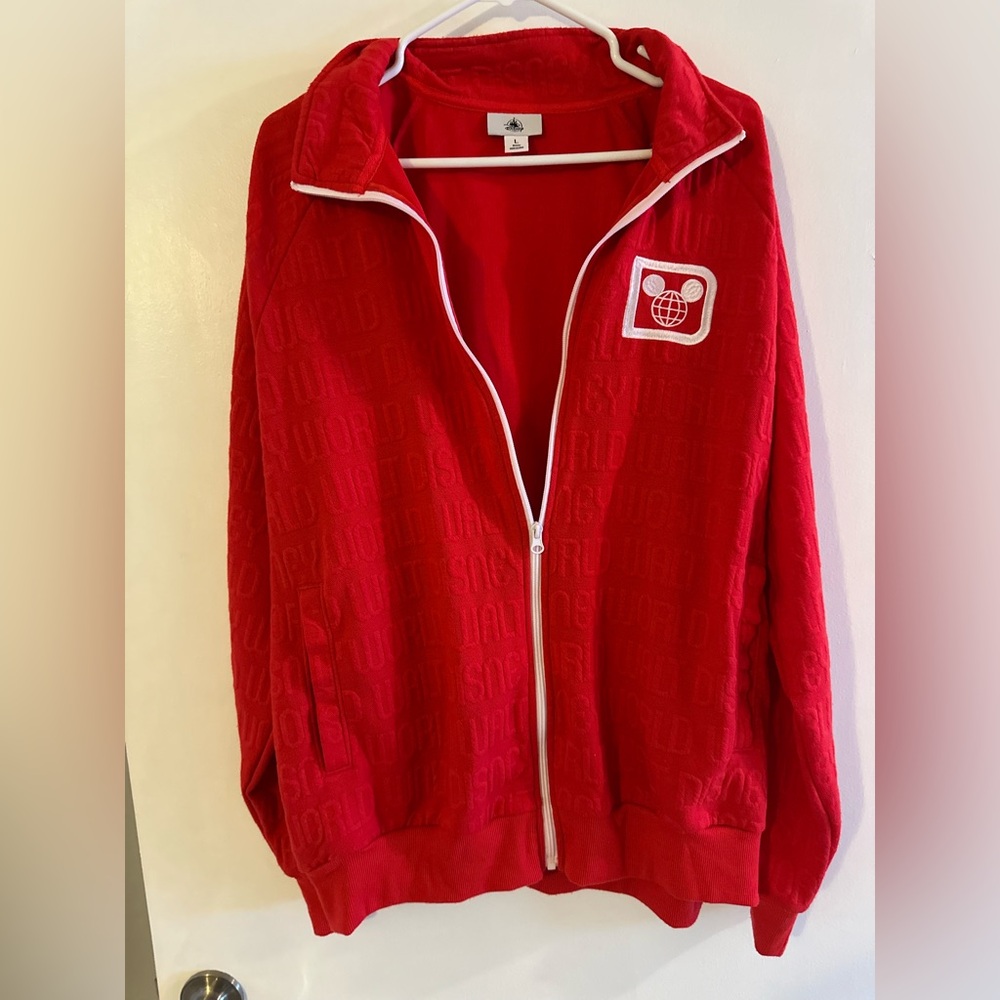 Men’s Disney Red Zip Up Sweatshirt